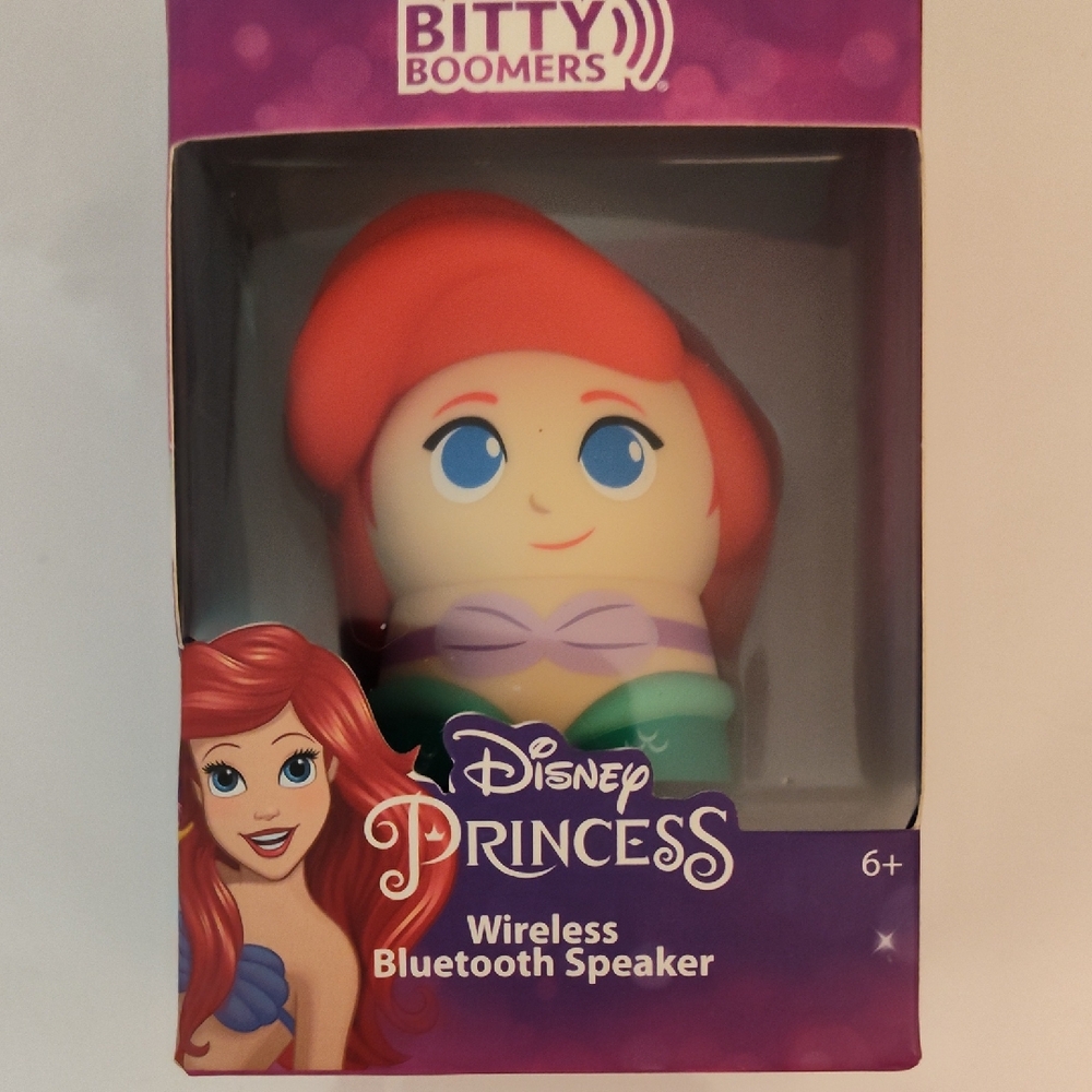 Disney Princess Ariel Bitty Boomer Speaker - Red and Purple